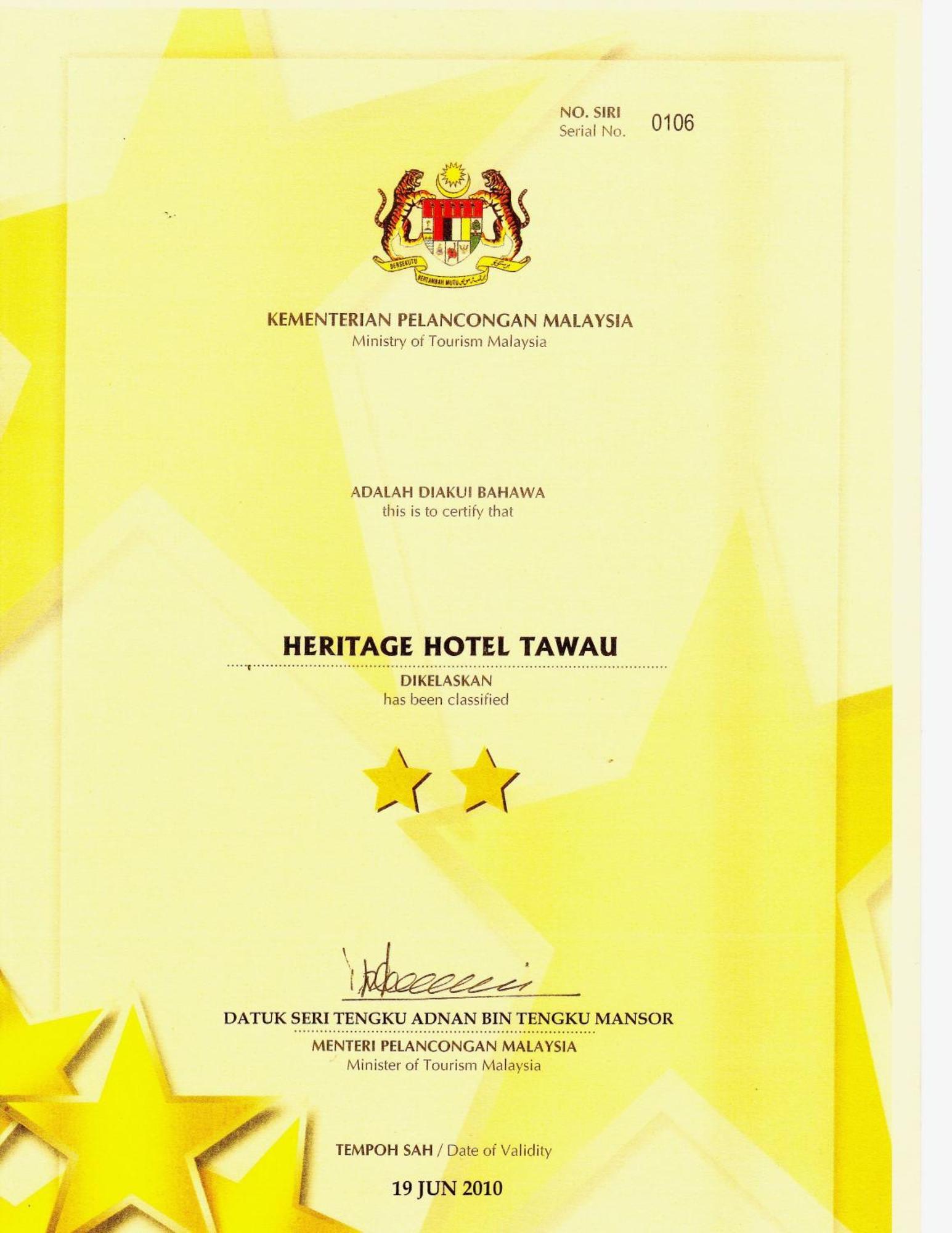 Heritage Hotel Tawau Εξωτερικό φωτογραφία